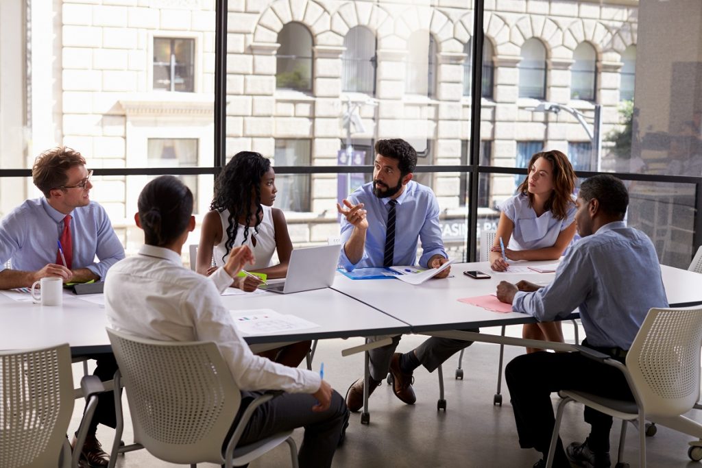 Business people in a meeting
