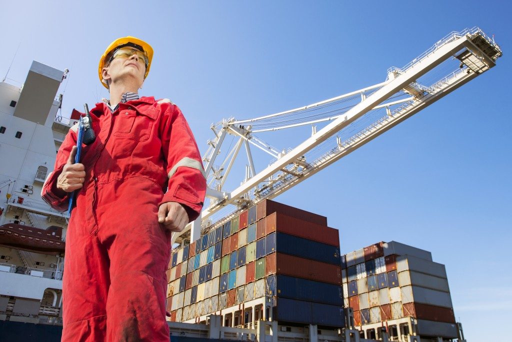 worker in safety gear