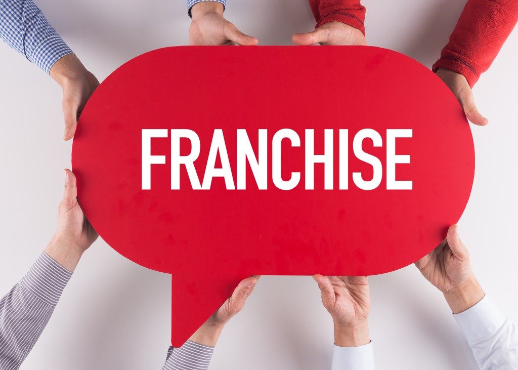 Group of People Message Talking Communication FRANCHISE Concept
