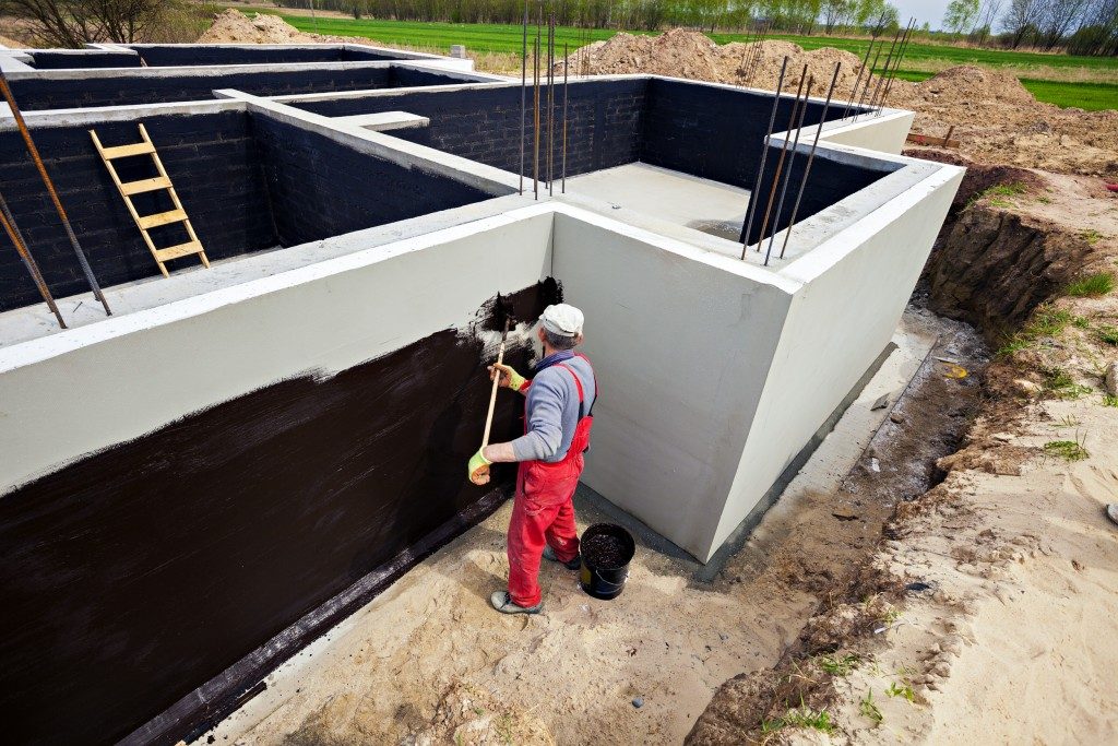 Working on foundation building