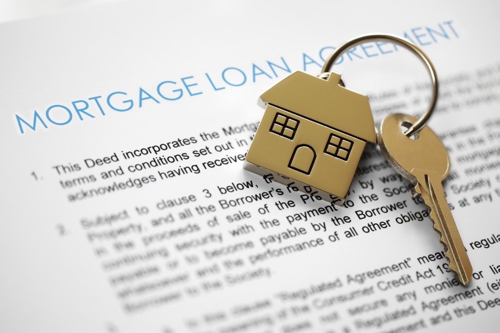 Mortgage loan agreement application